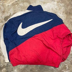 NIKE Vintage USA Color-Block Windbreaker Jacket Men's Large